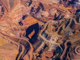 Aerial Photography-Mine in Northern Nevada, Near Thunder Mountain North of Lovelock.