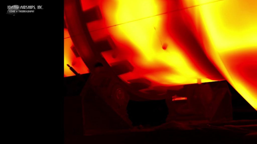 Thermography of an Industrial Tumbler; Color v. Monochrome Palettes. Technical Liabilities of Common Color Palettes (Human Vision/Acuity).
