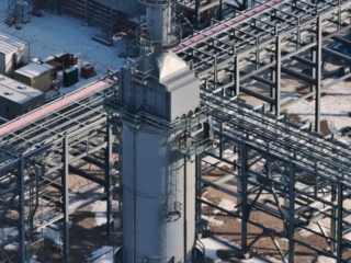 Forensic Aerial Photography-Manufacturing Asset at Abandoned Plant.