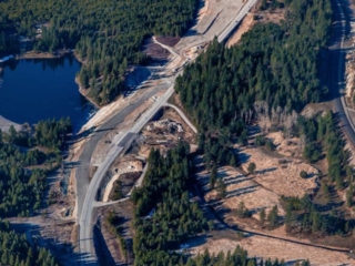 Aerial Photography-Idaho State Highway 95 Near Granite, Idaho.