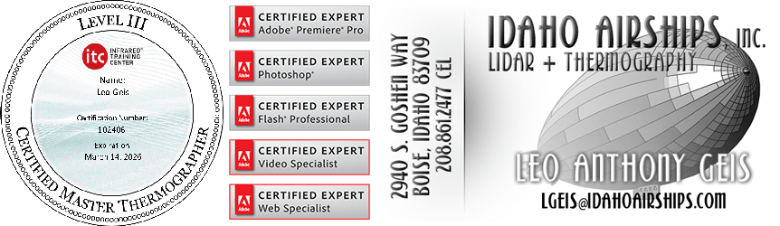 Leo Geis Certified Level III Master Thermographer Adobe Expert